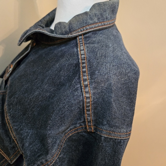Women's Denim Jacke Blue  Crest Denim Company USA 🇺🇸 - Picture 8 of 16
